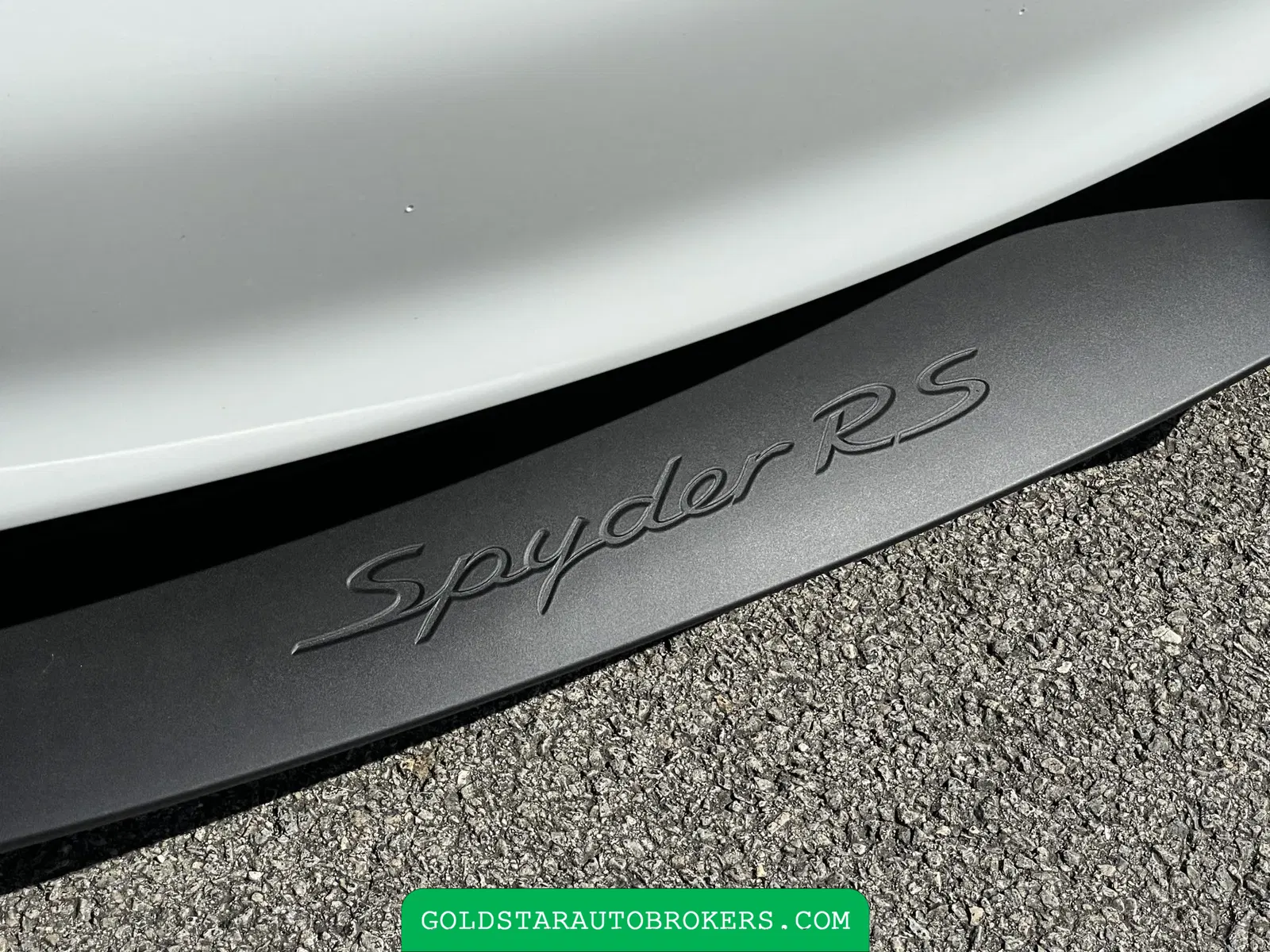 2024 Porsche 718 Spyder RS Weissach