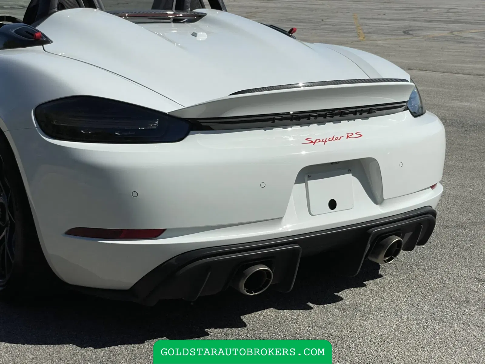 2024 Porsche 718 Spyder RS Weissach
