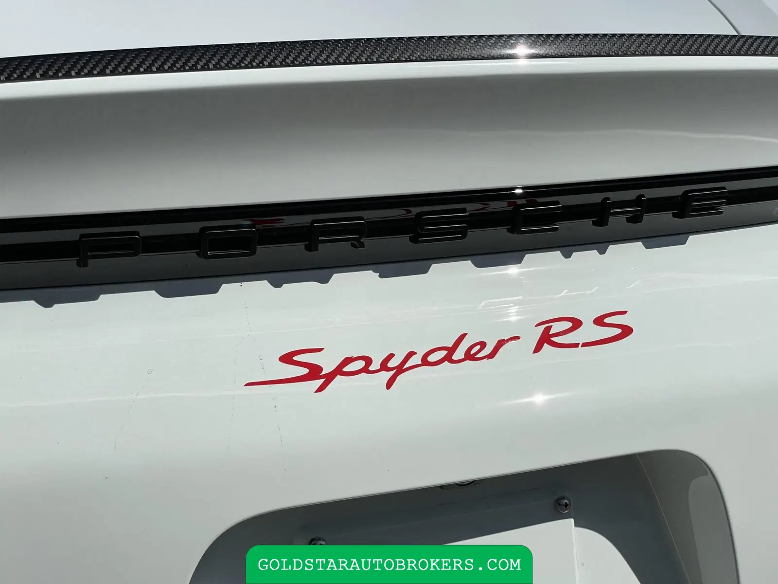 2024 Porsche 718 Spyder RS Weissach