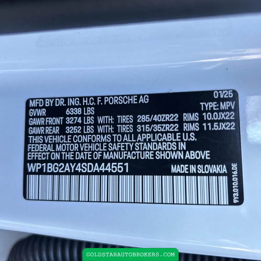 2025 Porsche Cayenne GTS
