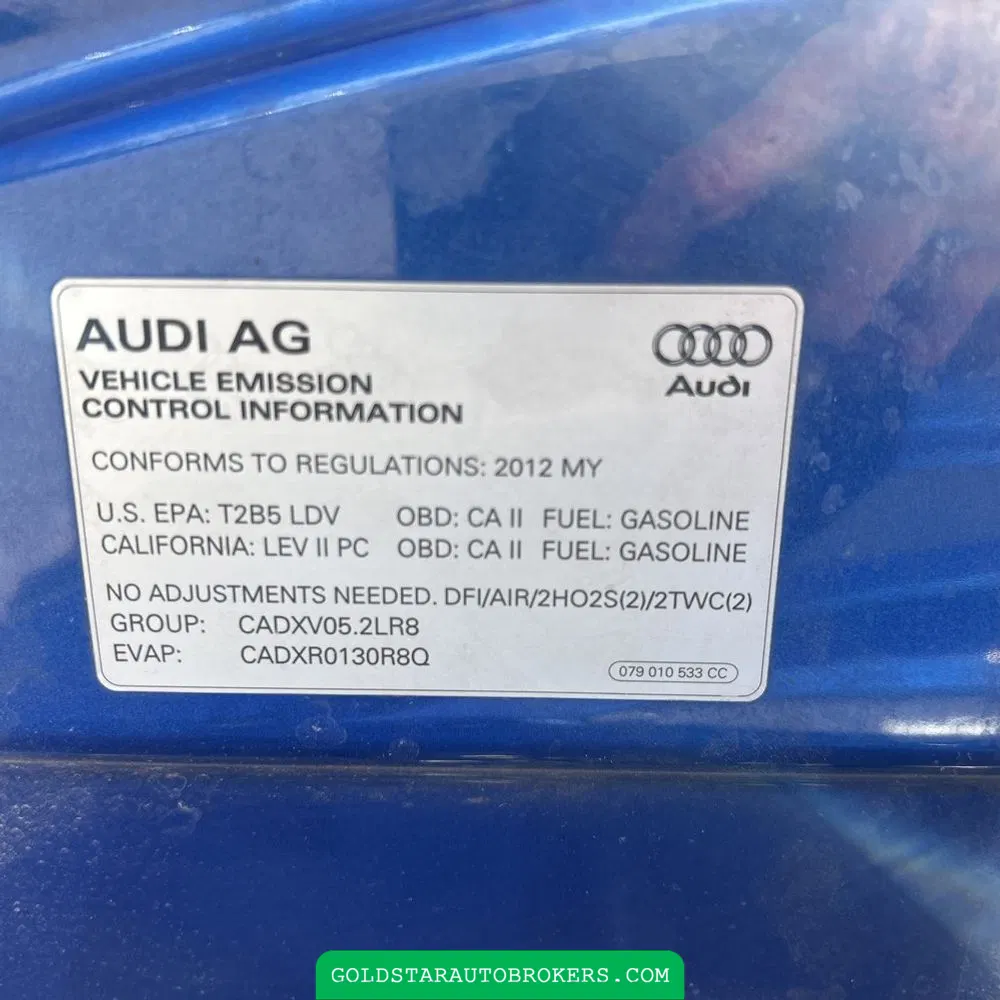 2012 Audi R8 5.2